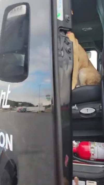 coming back to the truck after only a few minutes.