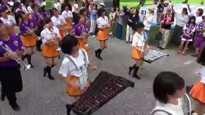This high school marching band is awesome and always brings a smile to my face (Kyoto Tachibana High School Band)