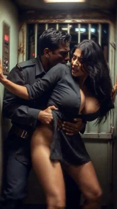 Watchman bhaiya helping her after party
