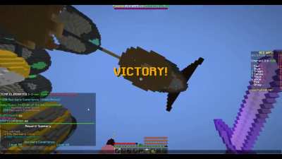 bedwars last minute fireball clutch from void