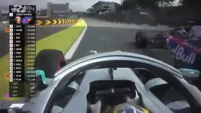 Feel like we're forgetting this moment after yesterday's race. Gasly truly has the ability to keep Hamilton at bay. Incredible.