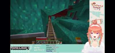Clip of Kiara in the nether.