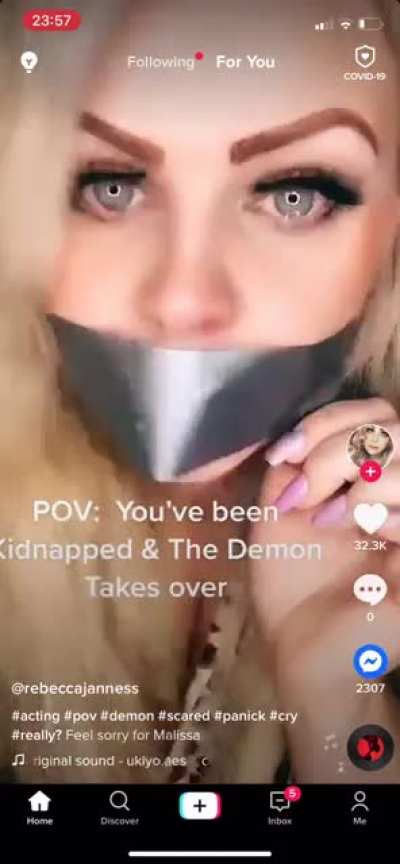 I thought it was satire but all her videos are like this so I’m not sure