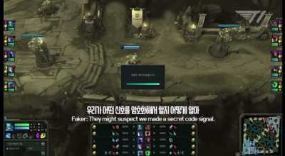 T1 Faker explaining why you shouldn’t chat during a pause