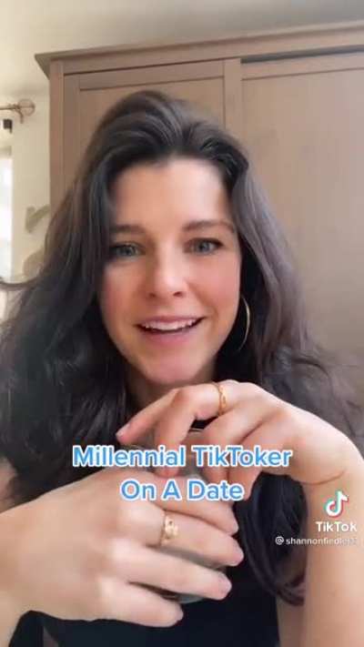 Millennial tiktoker