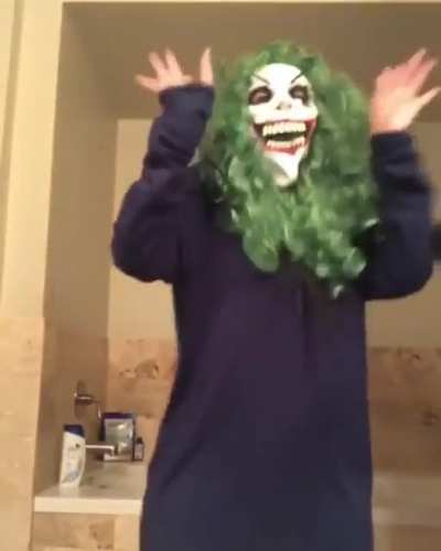 Spooktacular.. (that's Sirena Yasmine under the mask for those curious)