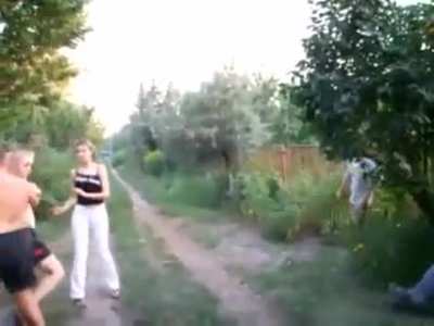 High kicking tournament, Russian style