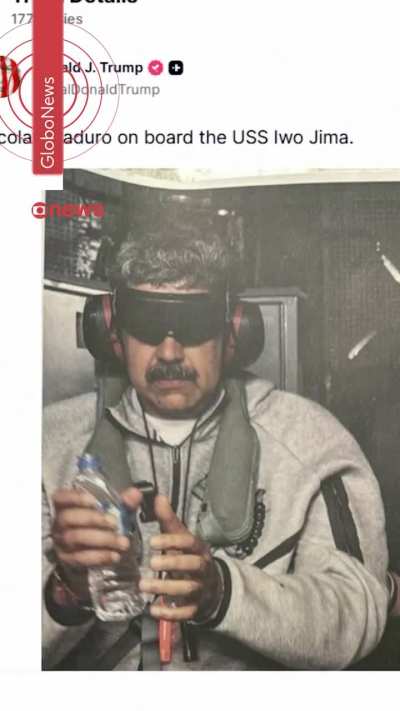 Trump posta foto de Maduro