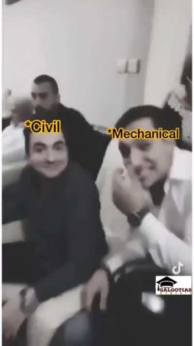 Civil aur Mech waalo ki lagi rehti hai 😬