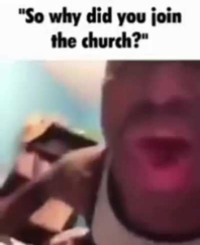 for the love of God 😇