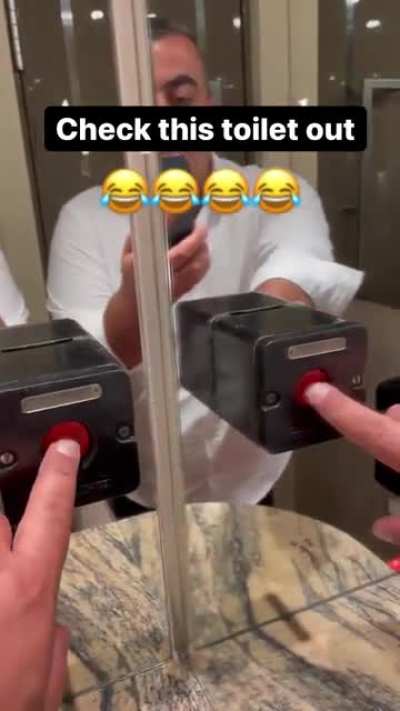 It comes with a button