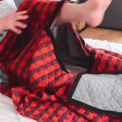 I design unnecessary products, and today I made the Not Hot Blanket for that one hot leg while sleeping.
