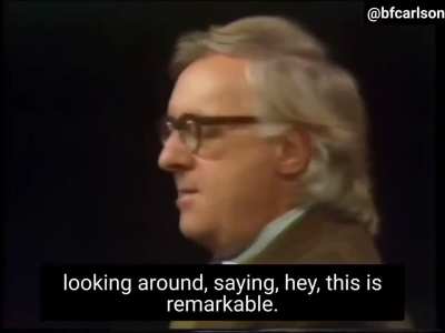 In 1974, author Ray Bradbury was asked, “What is space travel going to do for man?” In response, he gave the most mystical, mind-blowing, and strangely moving answer one could have imagined.