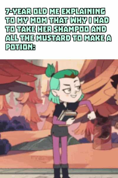 I had to...