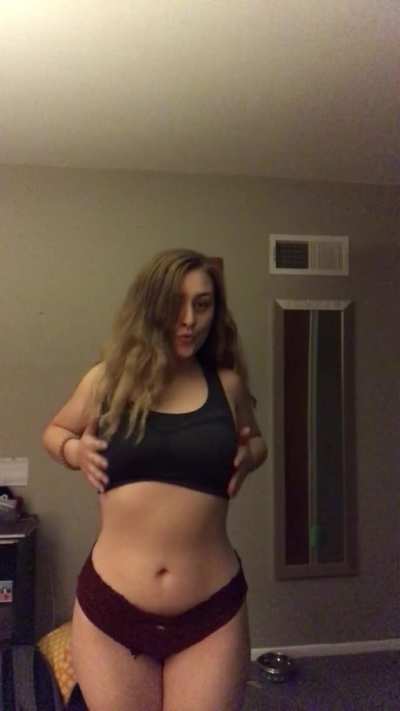 Taking your bra off after a long day at work >>> (OC)
