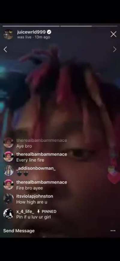 I really hope when this gets released they keep the freestyle and the intro where he goes “play it from the top one time”