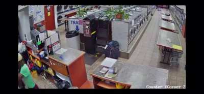 A gutsy Brooklyn laundromat worker (70years old) was repeatedly struck with a hammer while trying to stop a would-be thief from swiping laundry supplies, police said Tuesday. The brutal attack happened inside Aqua Wash Laundromat in Brownsville