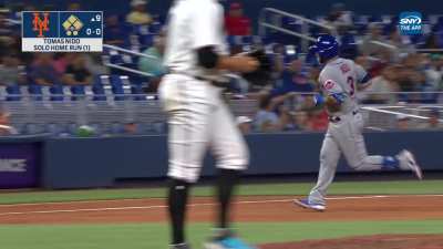 [Highlight] [Highlight] Tomas Nido goes dead center for his first home run of the season