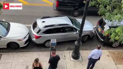 Getting car out of tight parking spot
