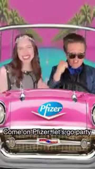 Pfizer girl - Barbie girl parody