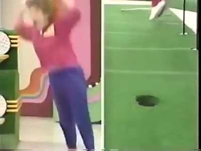 She’s not a golfer. She’s an engineer.