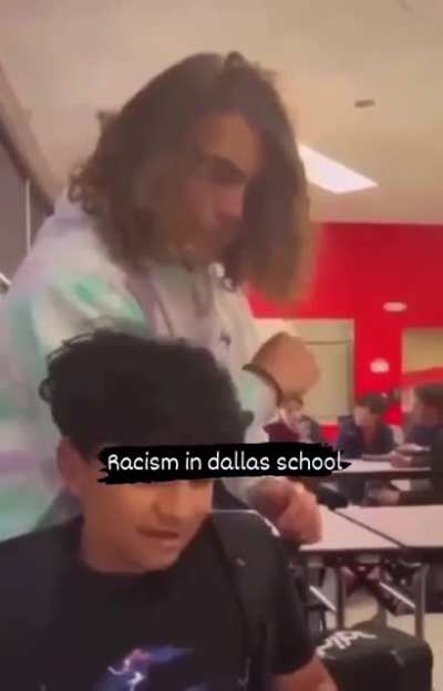 Bully harassing a student for the place