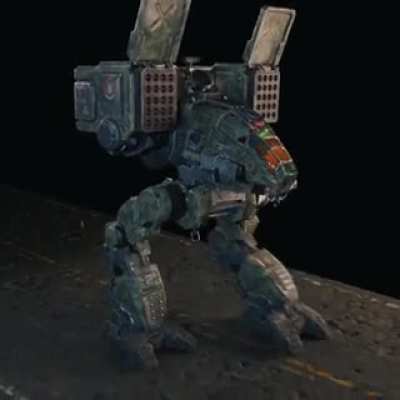 Catapult animated walk and LRM activation.
