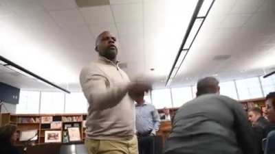 Mexican dad talking about how his son is being bullied gets asked 
