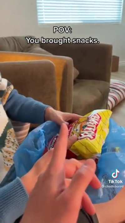 Bringing snacks