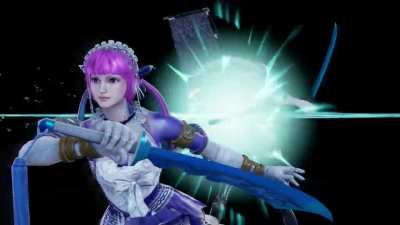Hacha Mecha Miracle (Minato Aqua, Oozora Subaru, and Usada Pekora) Custom Characters in Soulcalibur VI