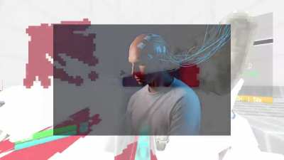 I dreamed that I was the V1 from Ultrakill but there was those words spinning around and random images appearing with vine boom effect (I tried to find the most similar images)