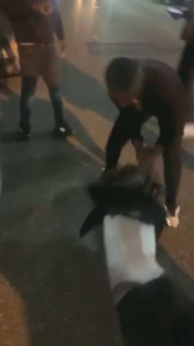 Street mauling