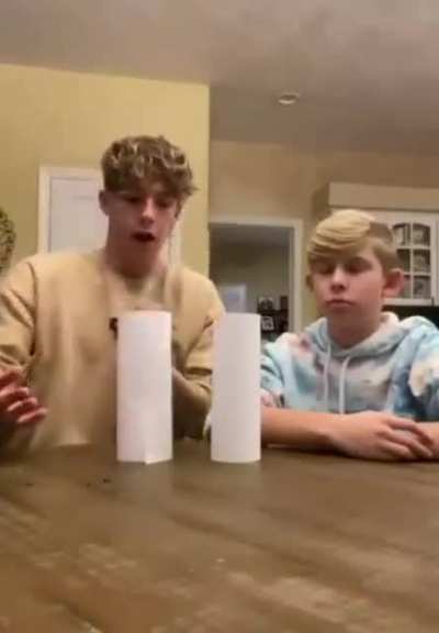 Prank with pencil