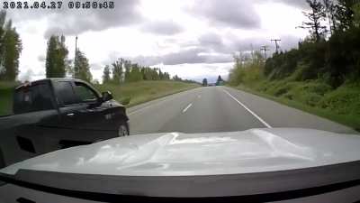 A Truck Stopping Short Story