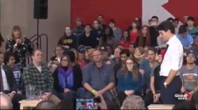 “Canada used to hang men for Treason,” says Canadian woman to Trudeau