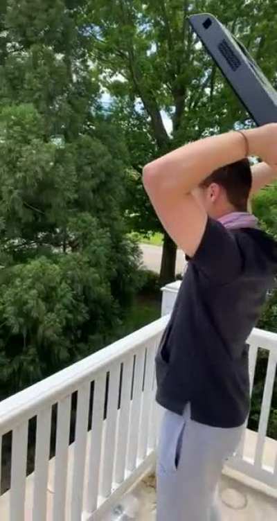 To throw this tv