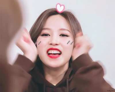 When you're having a tough day, remember that Mina is rooting for you :>