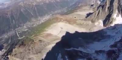 Wingsuit crash at 90+ mph