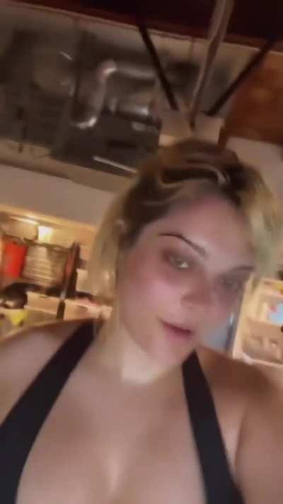 Getting A Good Sweat (IG story January 2024)