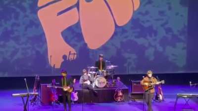 My favourite version of Norwegian Wood (This Bird Has Flown) right now done by Beatles tribute band The Fab Four