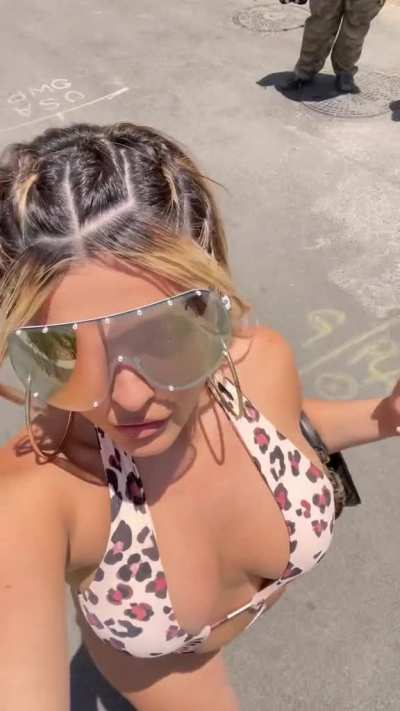 hot leopard outfit