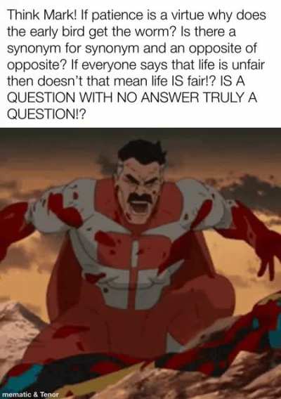 “Think, Mark!”