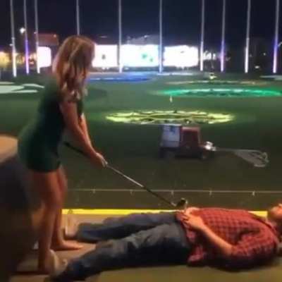 WCGW with playinv golf with the wrong ball