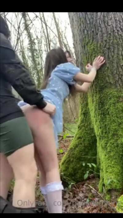In the woods