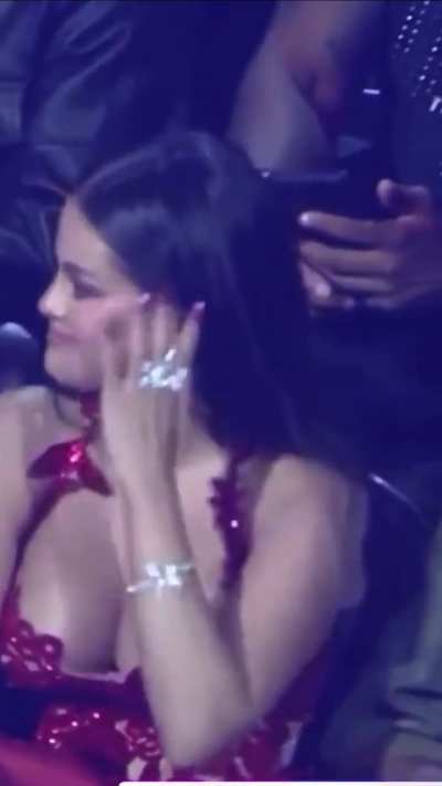 Selena showing off