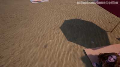New Beach environment, sex animation and more [Home Together v0.24]