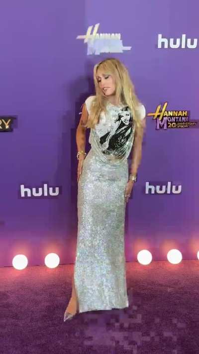 Miley at the premiere for 
