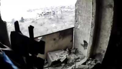 🇺🇦 🇷🇺 Ukrainian Special Forces striking Russian positions with grenade launchers. Stepnohirsk, Zaporizhzhia region, recorded late 2025