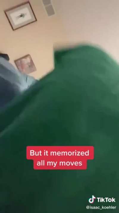 The way the pillow moved at the end was just too realistic