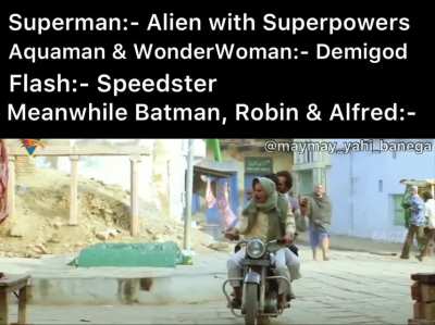 Batman:- Goli nahi maarenge saale ko, keh ke lenge uski!